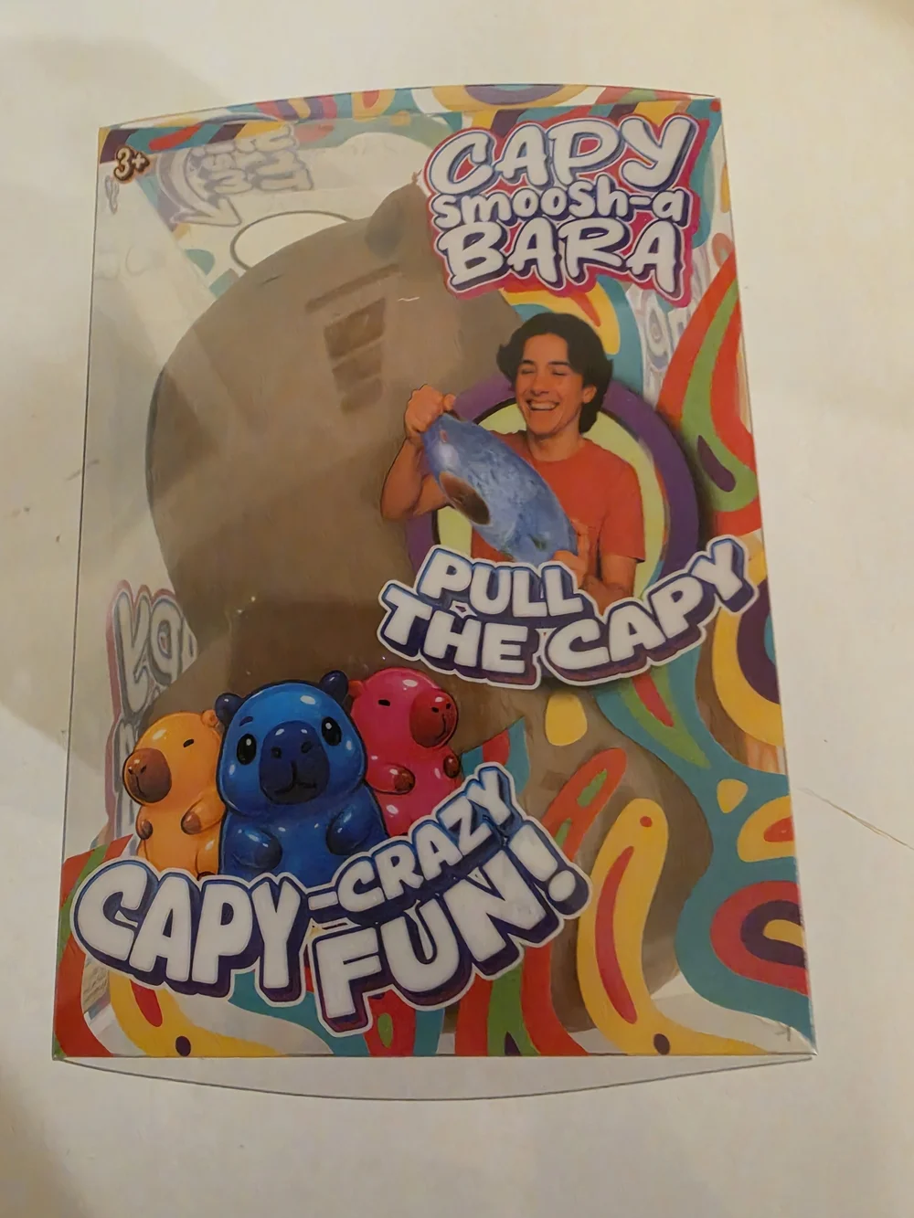 Capy Smoosh-a-Bara Brown Squishy